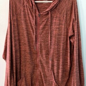 Maurices Red Zip-Up Hoodie